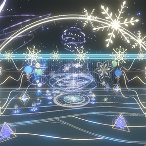 Warudo environment:雪境流光 缩略图 6