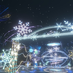 Warudo environment:雪境流光 缩略图 2