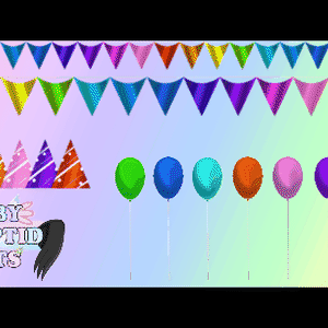 Free VTuber Party Assests Bundle