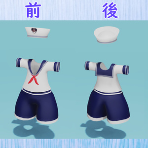 【リラ -Lila-専用】セーラー衣装 ３Dモデル 缩略图 3