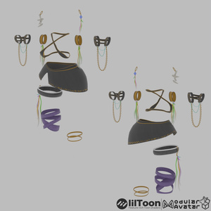 Zil S -ジル S - Fantasy dancer outfit 缩略图 4