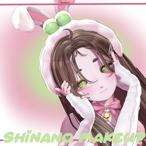 Shinano soft cheeks makeup + eye tex