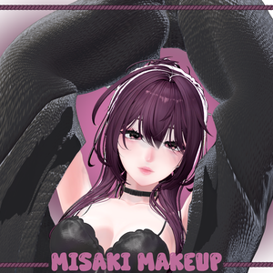 Misaki rosé makeup + eye tex