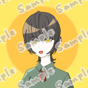 【全SNS使用可能】中性ウルフ【アイコンイラスト】