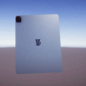 タブレット端末　3Dモデル