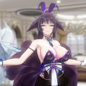 『アズールレーン・武蔵・バニーガール』
