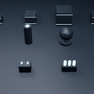 【Roblox対応】SF パワーコア＆クレート パック（14点・軽量GLB｜非AI Blender｜スクリプト無し）