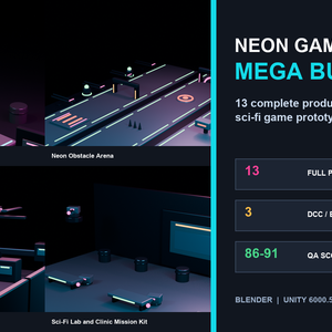 Neon Game Starter Mega Bundle - Unity / Unreal対応 13商品セット