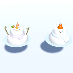 X-mas Objects Package(foods and drinks, 8pieces)