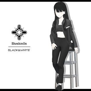 [Grus] casual suit_( Black&White )