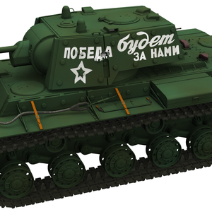 【Shade3D】KV-1 重戦車 1940年型「エクラナミ」