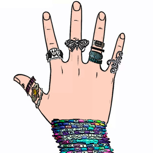 VRoid Jewelry Accessories - Rings Set