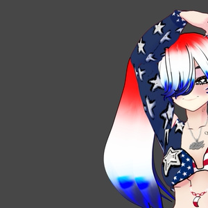 VRoid Independence Flag USA Outfit - July 4th TY 500 followers