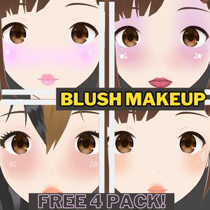 VRoid Makeup - FREE Makeup Blush Pack - 500 Follower Gift!