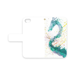 青龍手帳型iPhoneケース - iPhone 8 / 7 / SE2 - ストラップ穴 あり