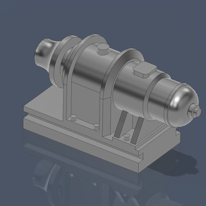 【STLデータ】1/350 戦艦大和　甲板ウィンチ　Battleship Yamato Winch