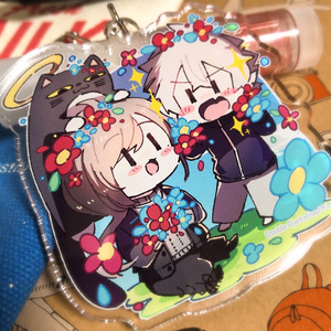 アクキー ちいかわ まじかるちいかわ ステンドグラス風アクスタにもなる