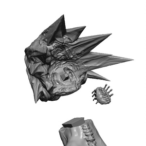 SPIKE HEAD!! 1/6 未組立 ガレージキット