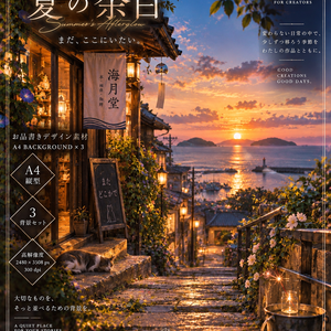夏の余白｜SUMMER'S AFTERGLOW｜背景素材
