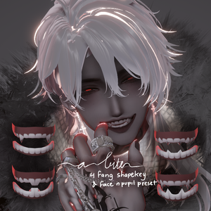  【水瀬/Minase】 A Bite (Fang Shapekey & Liltoon Preset)