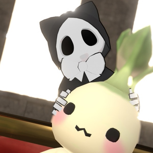 【無料】オリジナル3Dモデル　ねことりのしにがみ「です君」 缩略图 3