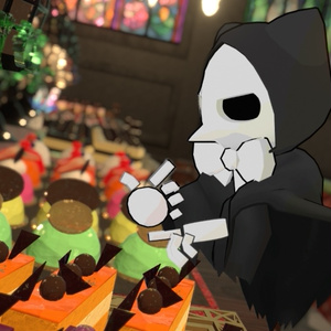 【無料】オリジナル3Dモデル　ねことりのしにがみ「です君」 缩略图 4
