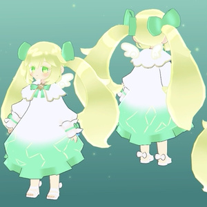 【Quest対応】オリジナル3Dモデル「おやすみレミエル」 缩略图 2