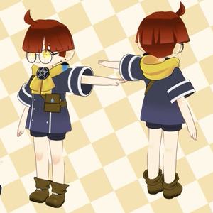 【Quest対応】オリジナル3Dモデル「ハーフリングのニワトコくん」 缩略图 2