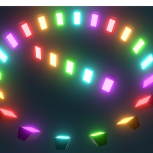 VRMLiveViewer用 ステージ照明オブジェクトGLB v0.3