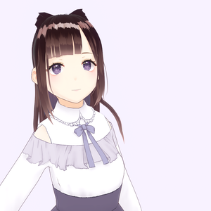 むらさきかわいいワンピース