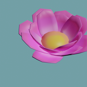 3D　蓮　ハス　アクセサリー　花　花飾り　ブローチ