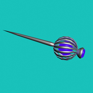 Free 3D hairpin accessory hair pin