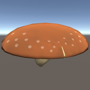 3D　椎茸　キノコ　アクセサリー