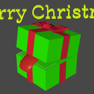 【無料】　VRM　cluster　アバター　3D　クリスマス　ミミック　ローポリ
