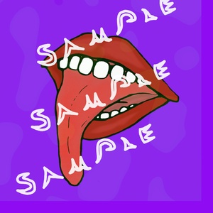 Transparent Texture VRoidStudio Skin Tattoo Tongue tongue tongue mouth lips PNG