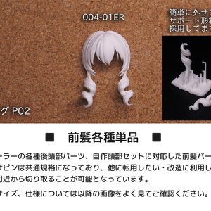 R.Z.」けものミミポニーテール・メガミデバイス・髪パーツ - R.Z.