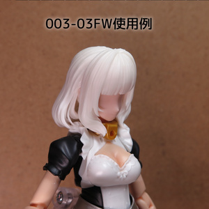 6mmボールジョイント用 汎用髪パーツセットvol.2 - kitfox3d - BOOTH