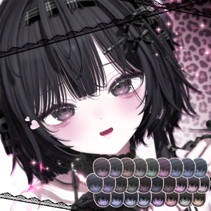【しなの, Shinano】 Gloomy II Makeup & Eyes Texture + Face Blend Shape 缩略图 2