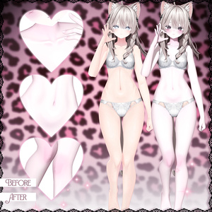 【しなの, Shinano】 Gloomy II Makeup & Eyes Texture + Face Blend Shape 缩略图 11