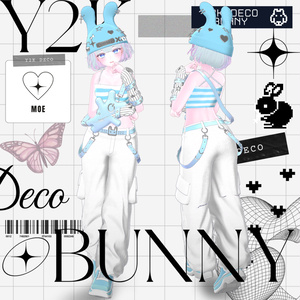 [8アバター対応] Y2K DECO BUNNY 缩略图 12