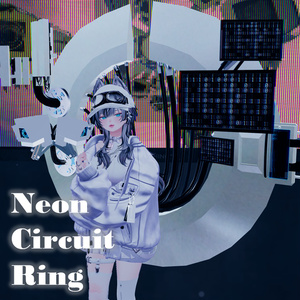 【2Color】Neon Circuit Ring