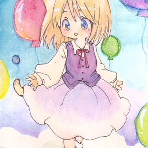 Balloons and cat ears