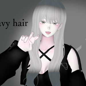 long wavy hair