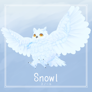 【Snowl スノール】VRChat想定オリジナル3Dモデル