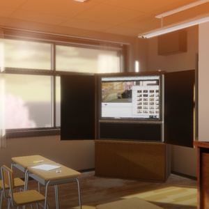 [Warudo Standard Environment] Classroom Background 缩略图 2