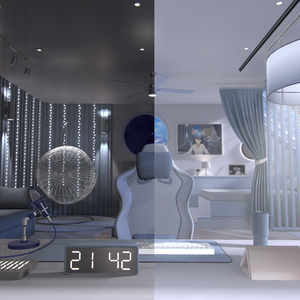 [Warudo Standard/BRP- Environment] Loft Studio (Day + Night)