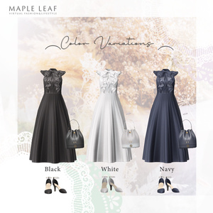 【38アバター対応】Ruffle Ribbon Dress 缩略图 8