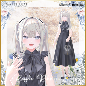 【38アバター対応】Ruffle Ribbon Dress