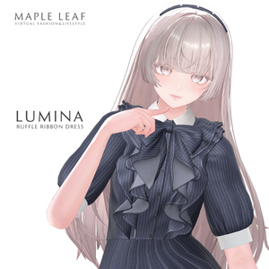 【38アバター対応】Ruffle Ribbon Dress 缩略图 11