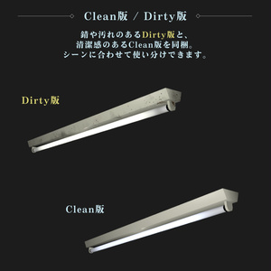 ちらつく蛍光灯 / Flickering Fluorescent Light【VRChat向け3Dモデル】 缩略图 4